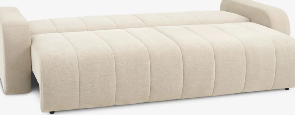 Sofás Cama|Sofás Cama>JYSK ORMSLEVSofá cama ORMSLEV 3 plazas tela beis