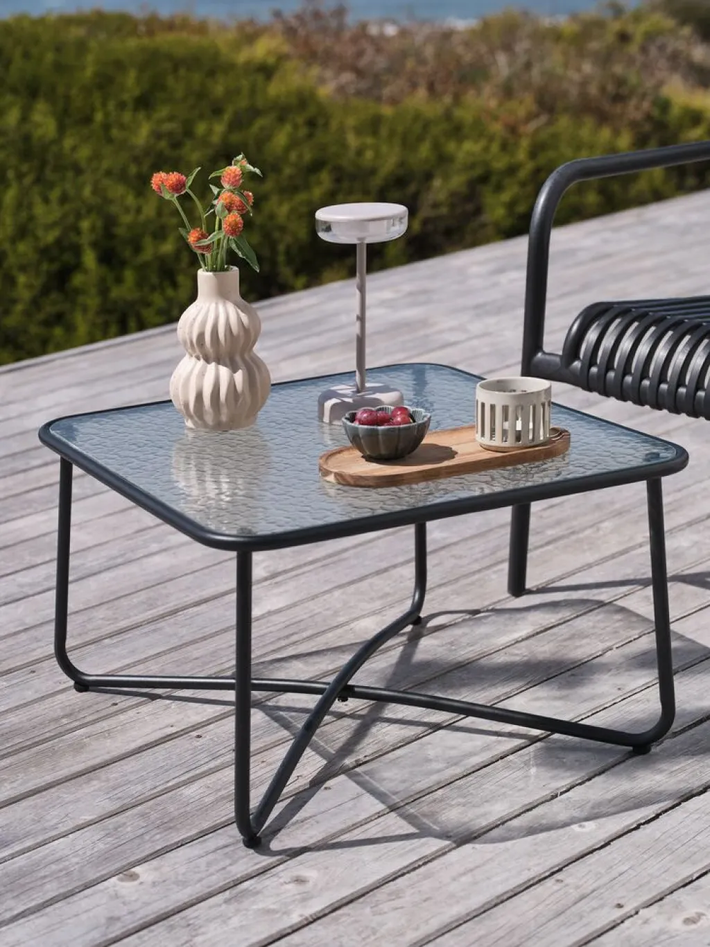 Mesas De Jardín|Muebles De Jardín>JYSK ORTENMesa auxiliar ORTEN A60xL60xA35 negro