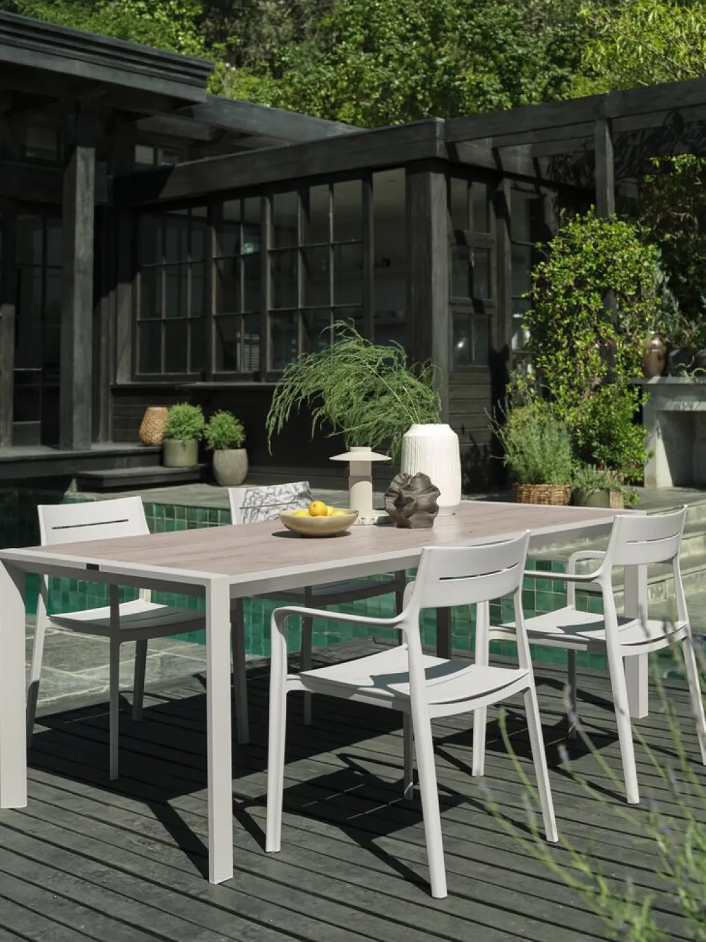 Mesas De Jardín>JYSK OTTERUPMesa de jardín OTTERUP A90xL207 beis