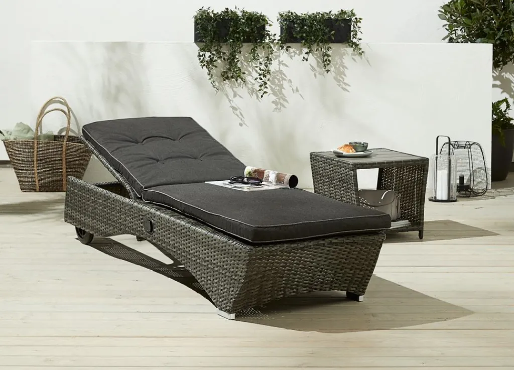 Muebles De Jardín|Tumbonas>JYSK OUTRUPTumbona OUTRUP A59xL195 gris