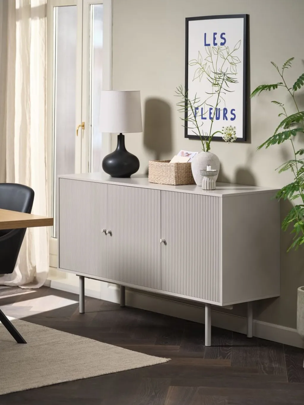 Aparadores|Aparadores>JYSK OVTRUPAparador OVTRUP 3 puertas beis