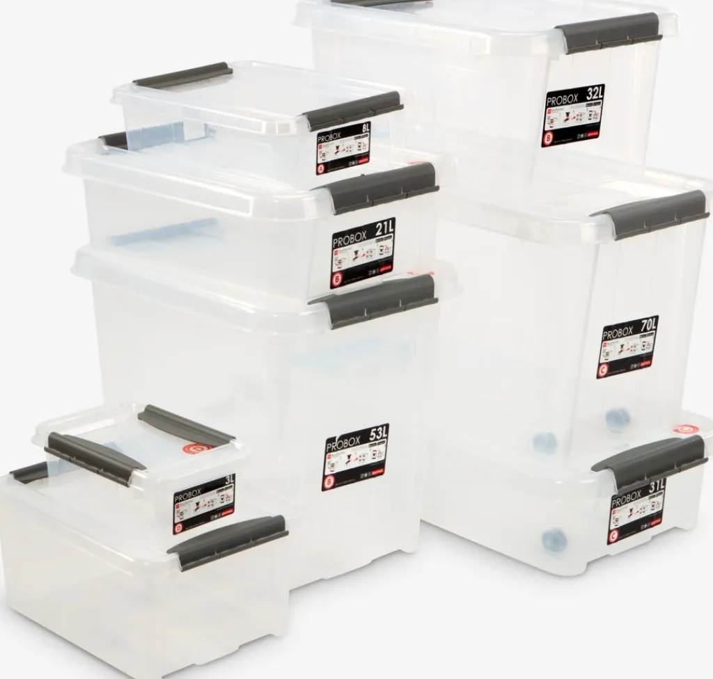 Todas Las Cestas|Almacenaje De Plástico>JYSK PROBOXCaja PROBOX 3L con tapa transparente