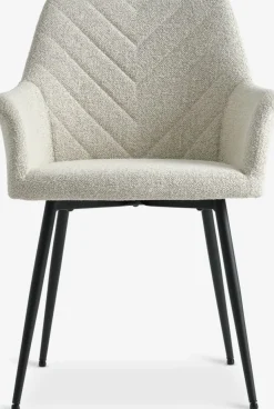 Sillas De Comedor>JYSK PURHUSSilla de comedor PURHUS blanco crudo/negro Blanco roto