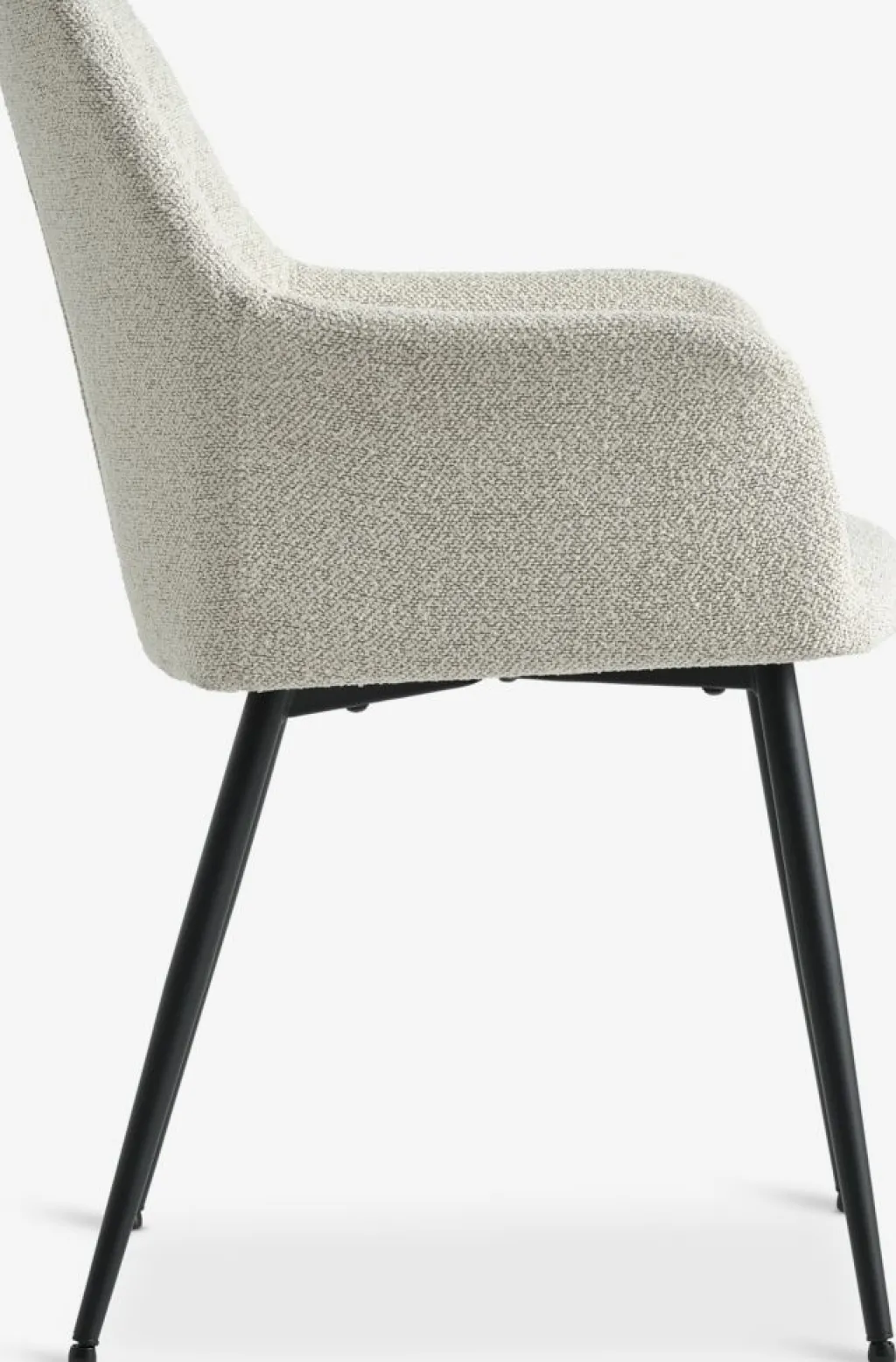 Sillas De Comedor>JYSK PURHUSSilla de comedor PURHUS blanco crudo/negro Blanco roto
