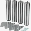 Patas Para Somier>JYSK PYTTELVAPatas de cama Ø5xA23cm PYTTELVA acero 4 unidades