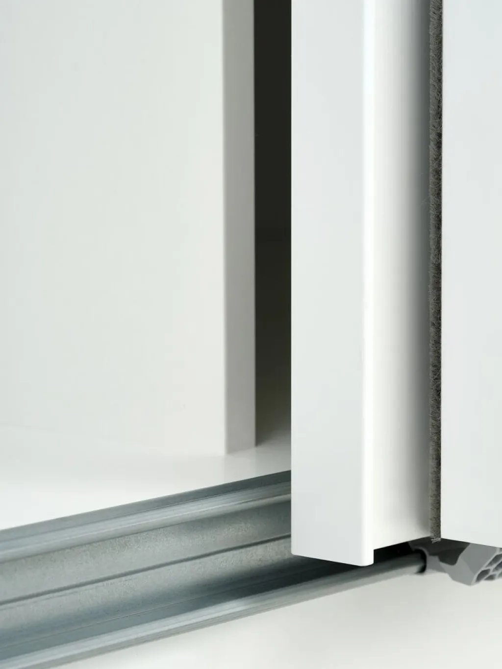 Armarios|Todos Los Armarios>JYSK RABERGArmario RABERG 150x200 con espejo blanco Blanco+Cristal de espejo