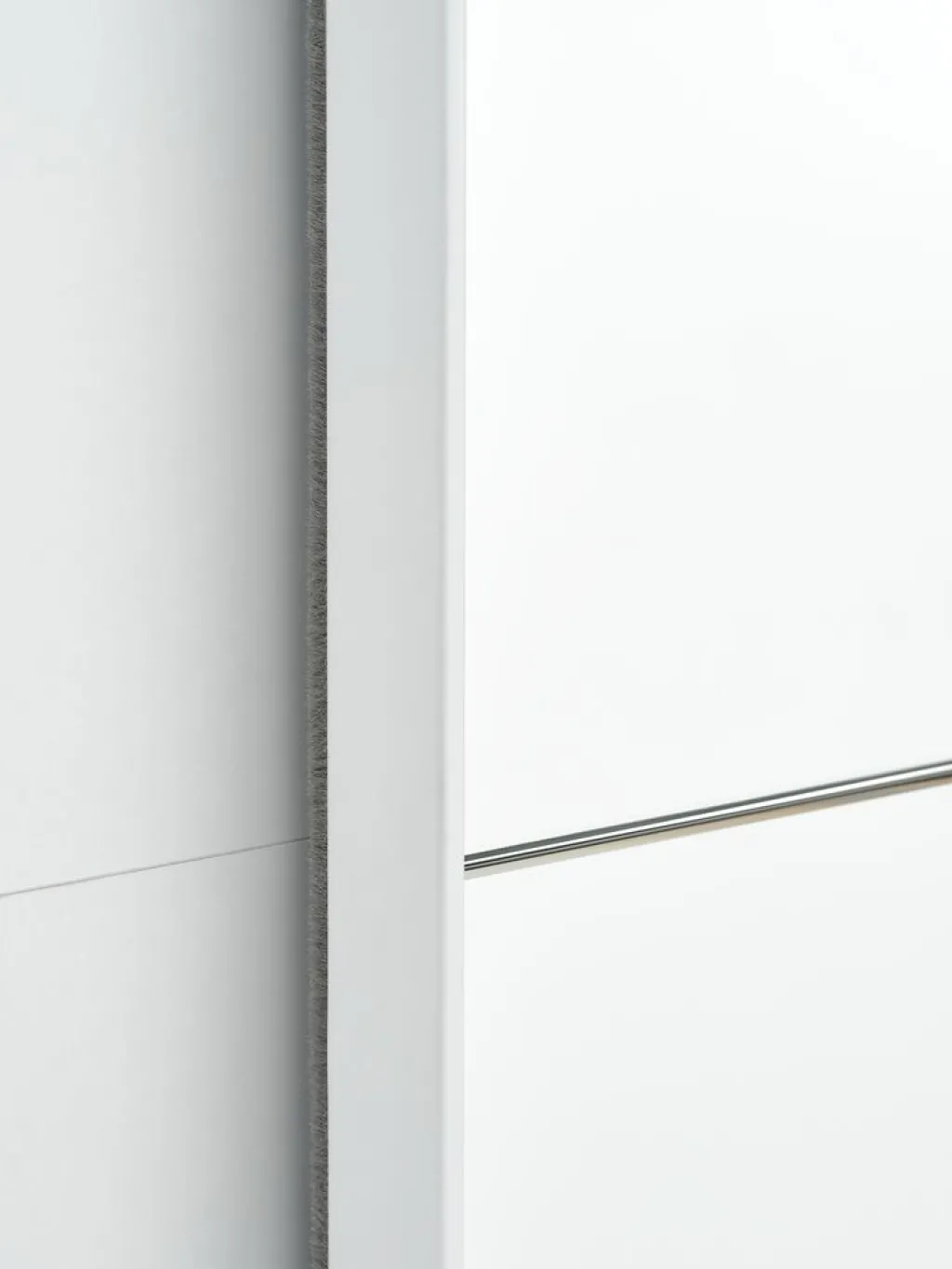 Armarios|Todos Los Armarios>JYSK RABERGArmario RABERG 200x200 con espejo blanco Blanco+Cristal de espejo