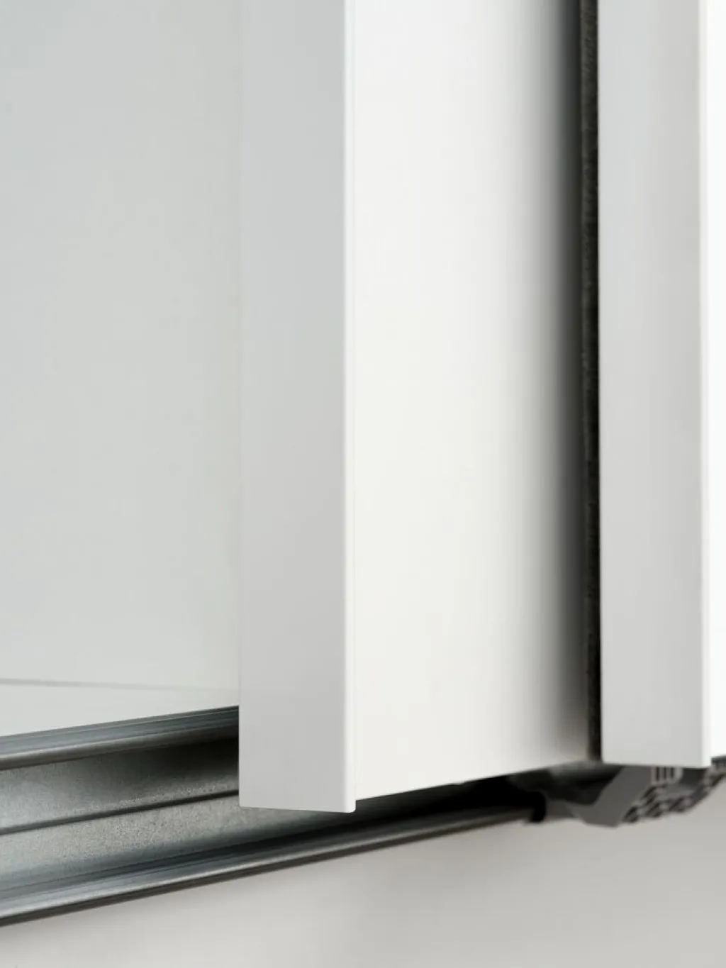Armarios|Todos Los Armarios>JYSK RABERGArmario RABERG 200x200 con espejo blanco Blanco+Cristal de espejo