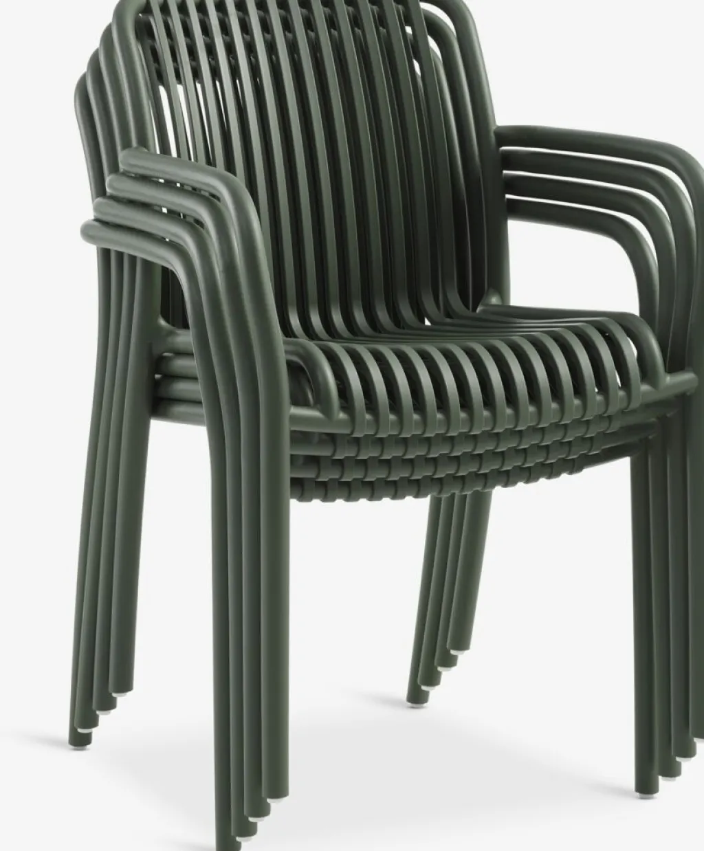 Conjuntos Mesa Y Sillas De Jardín>JYSK RADSTRUP + NABBENMesa RADSTRUP Ø60 negro + 2 sillas NABBEN Verde oliva