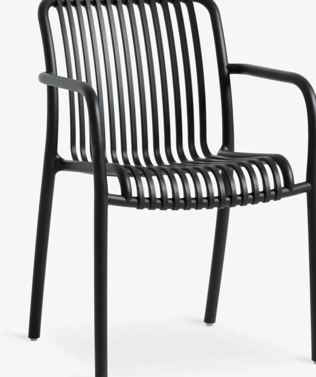 Conjuntos Mesa Y Sillas De Jardín>JYSK RADSTRUP + NABBENMesa RADSTRUP Ø60 + 2 sillas NABBEN Negro