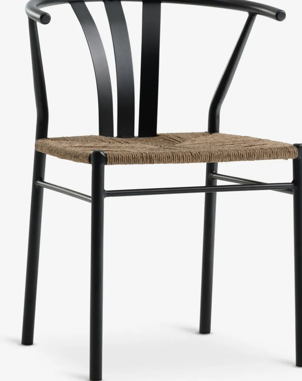 Conjuntos Mesa Y Sillas De Jardín>JUTLANDIA RANGSTRUP + TAGMARKMesa RANGSTRUP Ø130 natural/negro + 4 sillas TAGMARK