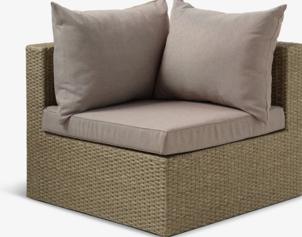 Muebles De Jardín>JYSK RAVNDRUPMódulo de jardín rinconero/final RAVNDRUP natural