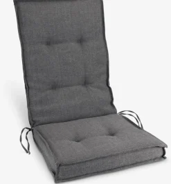 Cojín Para Silla Reclinable|Cojines Para Palé>JUTLANDIA REBSENGECojín de jardín para silla reclinable REBSENGE Gris oscuro