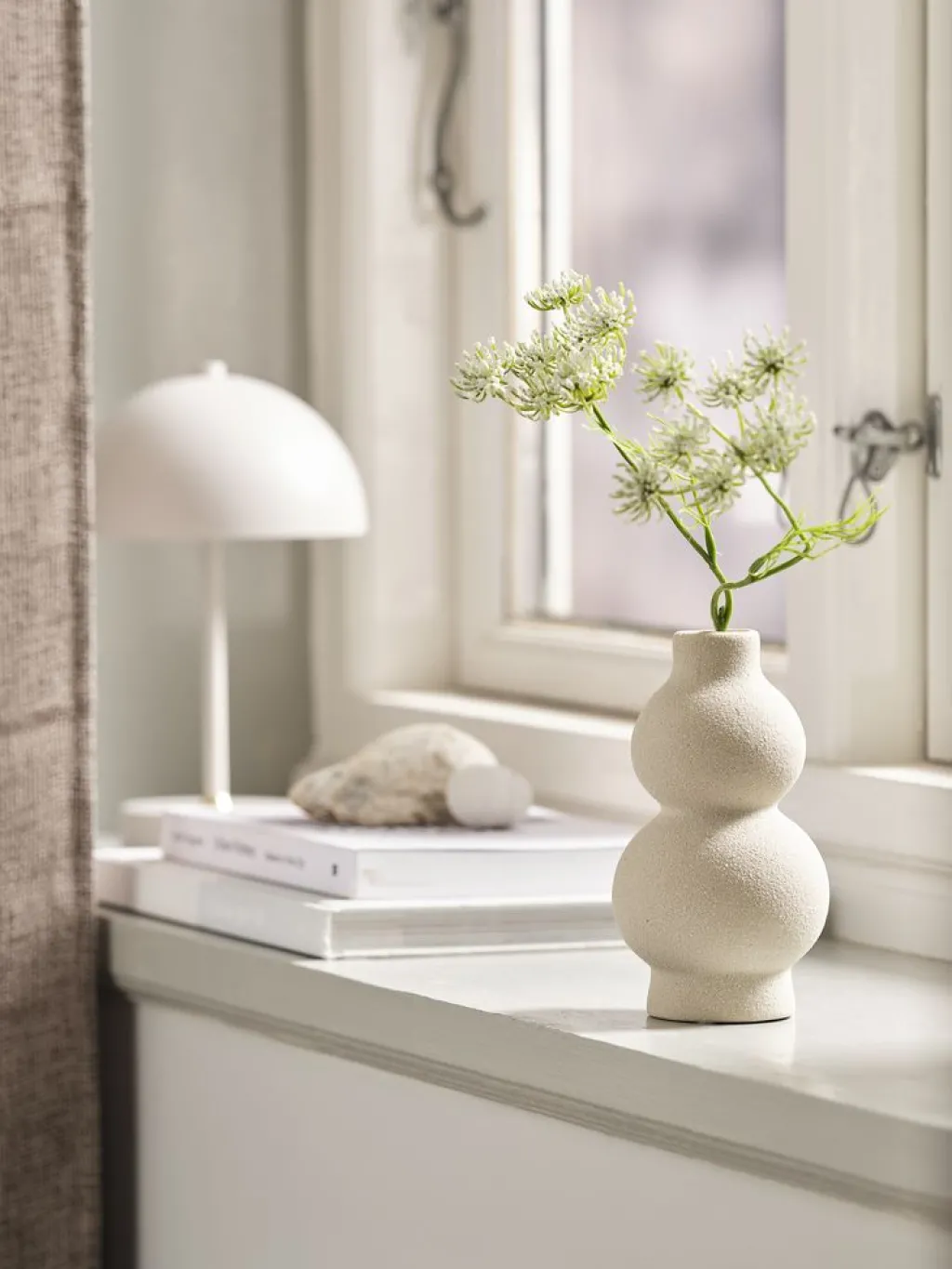 Jarrones>JYSK REGNVALDJarrón REGNVALD Ø8xA16cm blanco