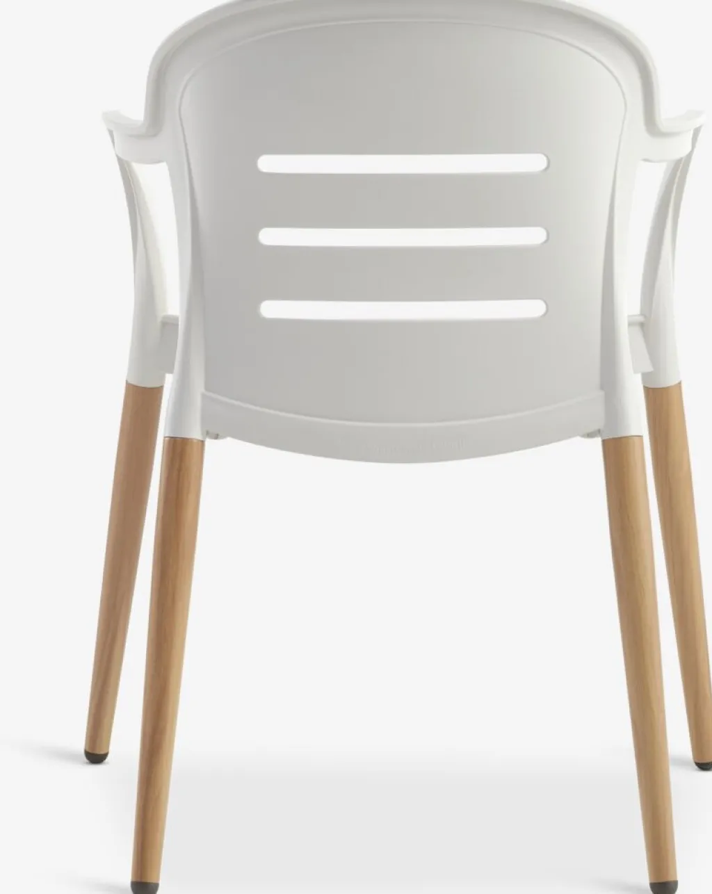 Conjuntos Mesa Y Sillas De Jardín>JYSK RENA + NYLENDIAMesa RENA L54/175 madera dura + 4 sillas NYLENDIA beis