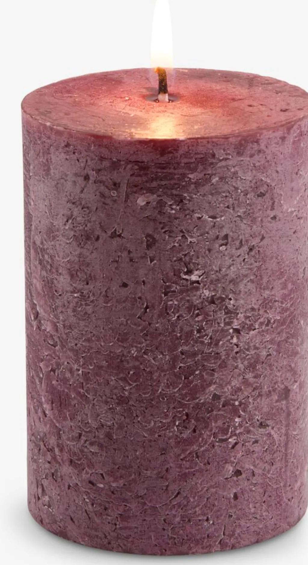 Velas Y Servilletas|Velas Y Servilletas>JYSK RENEVela pilar RENE Ø7xA10cm Castaño