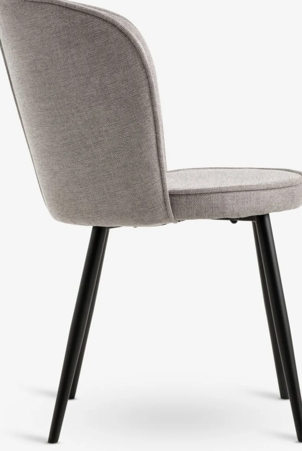 Sillas De Comedor>JYSK RISSKOVSilla de comedor RISSKOV tela /negro Gris claro