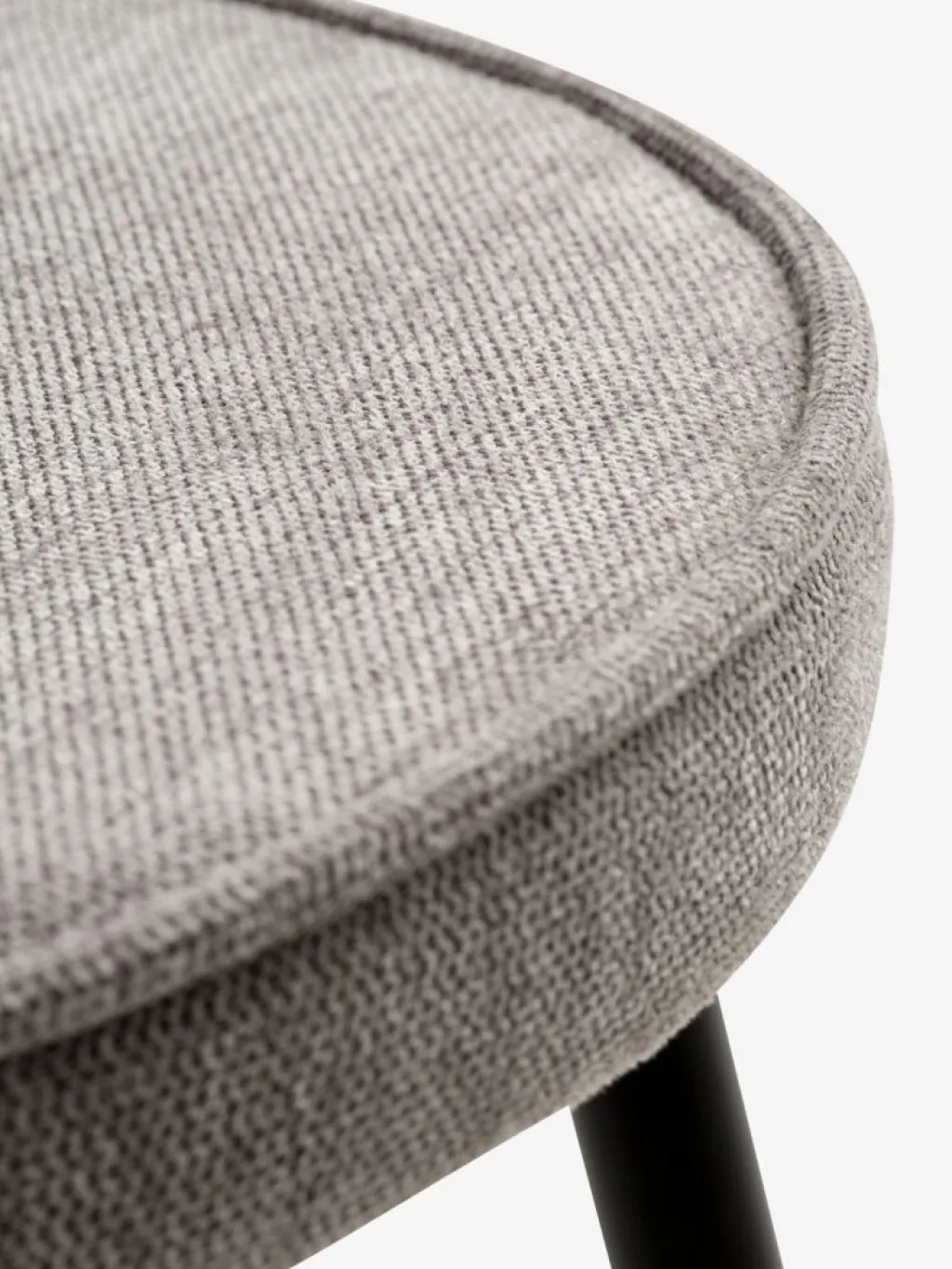 Sillas De Comedor>JYSK RISSKOVSilla de comedor RISSKOV tela /negro Gris claro