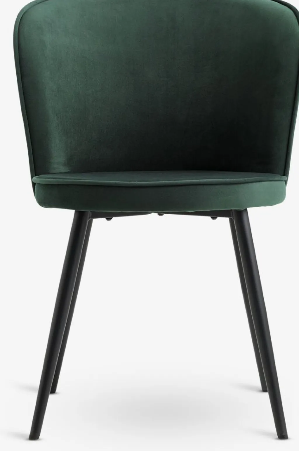 Sillas De Comedor>JYSK RISSKOVSilla de comedor RISSKOV terciopelo /negro Verde oscuro