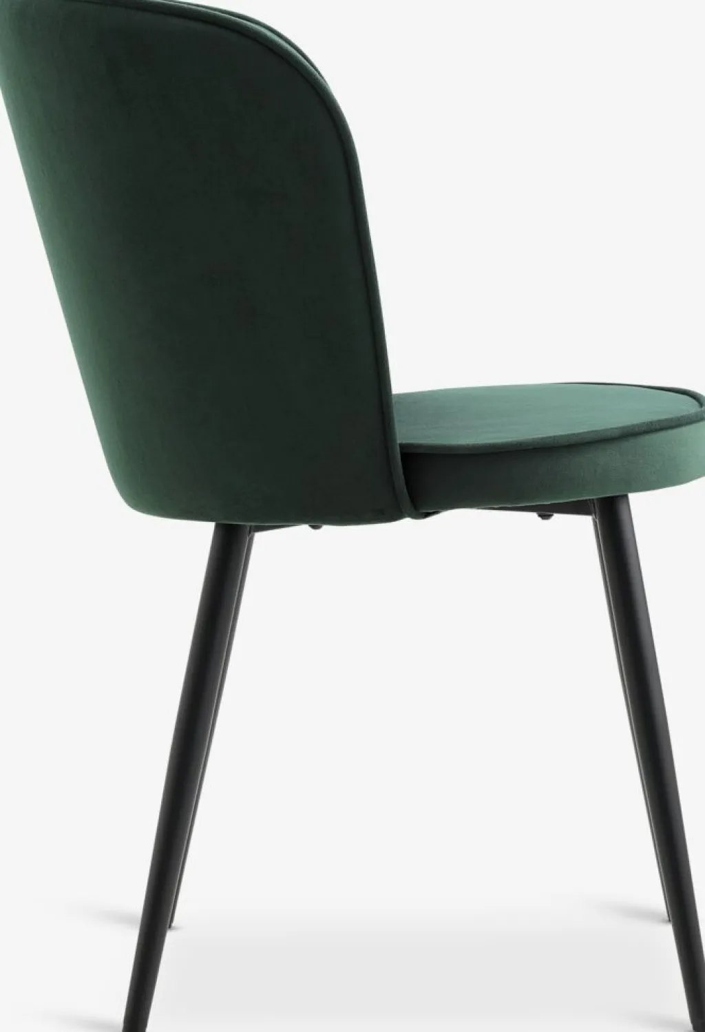 Sillas De Comedor>JYSK RISSKOVSilla de comedor RISSKOV terciopelo /negro Verde oscuro