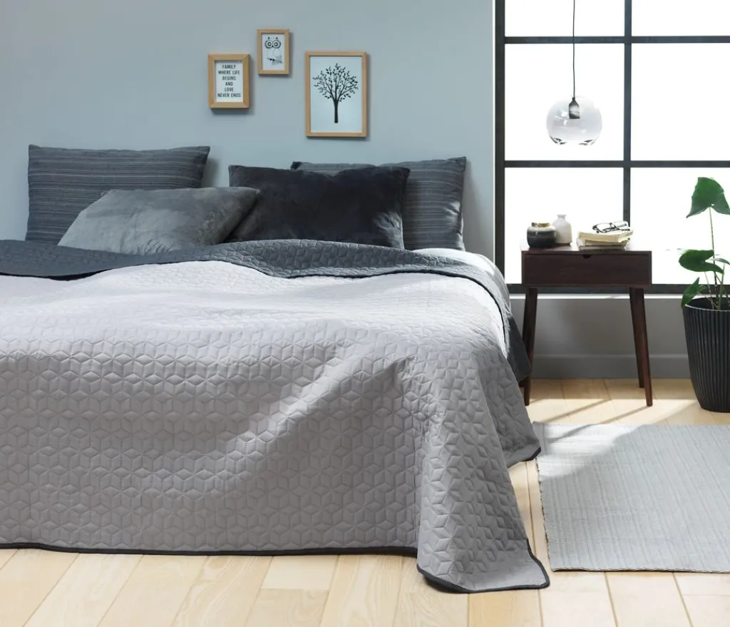 Colchas|Colchas>JYSK ROSENTREColcha ROSENTRE 160x220 Gris