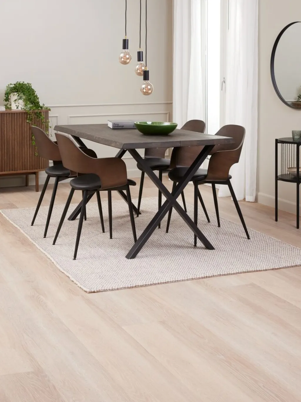 Mesas De Comedor>Royal Oak ROSKILDEMesa de comedor ROSKILDE 80×140 roble oscuro