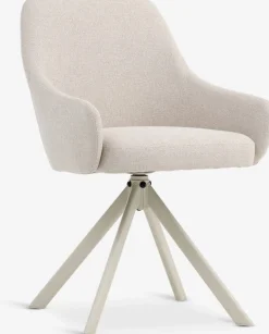 Sillas De Comedor>JYSK ROSTRUPSilla de comedor ROSTRUP giratoria tela beis Beige