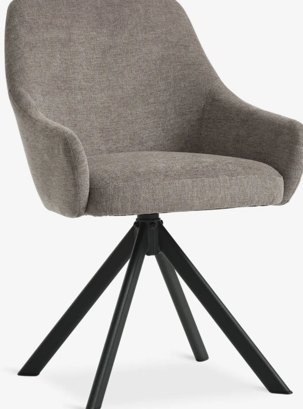 Sillas De Comedor>JYSK ROSTRUPSilla de comedor ROSTRUP giratoria tela /negro Arena