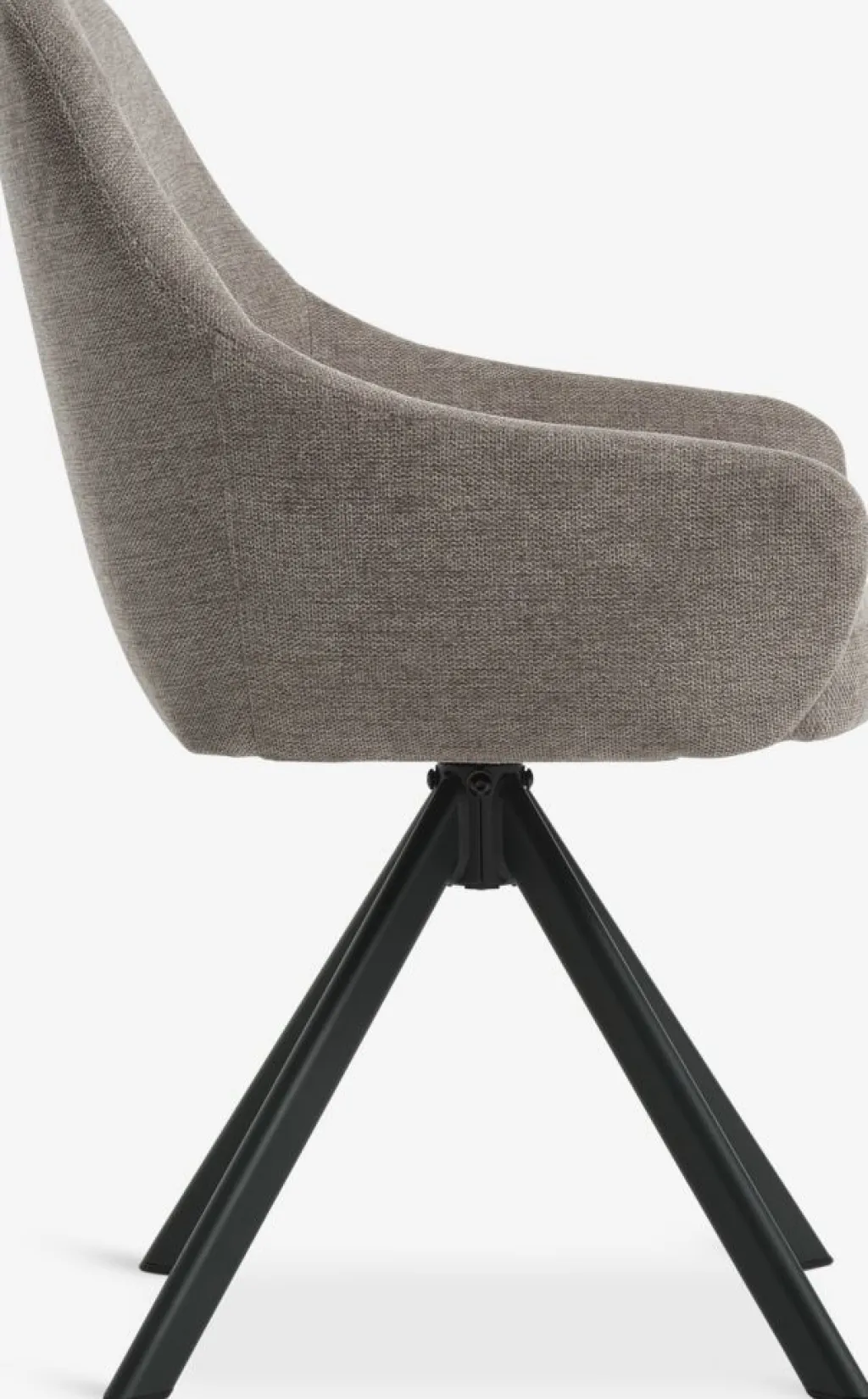 Sillas De Comedor>JYSK ROSTRUPSilla de comedor ROSTRUP giratoria tela /negro Arena