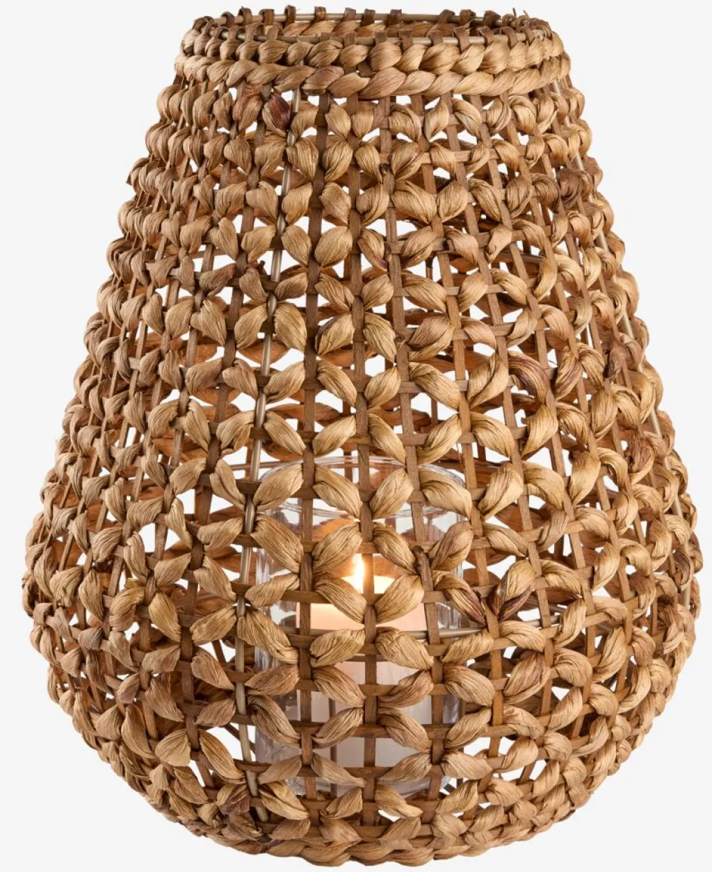 Iluminación Exterior>JYSK ROVTERNEFarol ROVTERNE Ø32xA38cm marrón