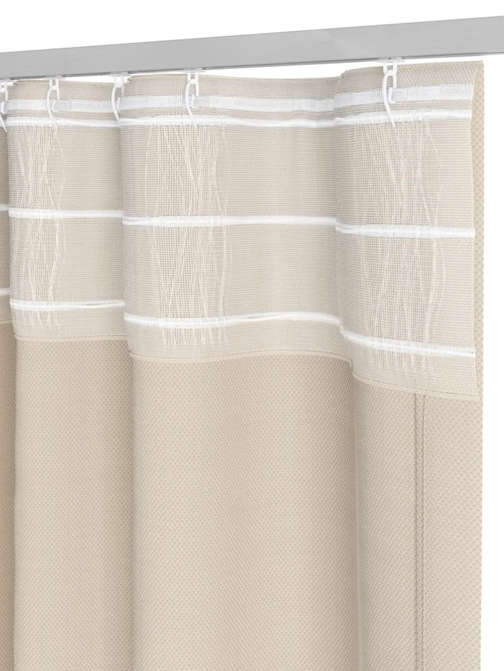 Cortinas Gruesas>JYSK ROXENCortina ROXEN 1x140x245 beis Beige