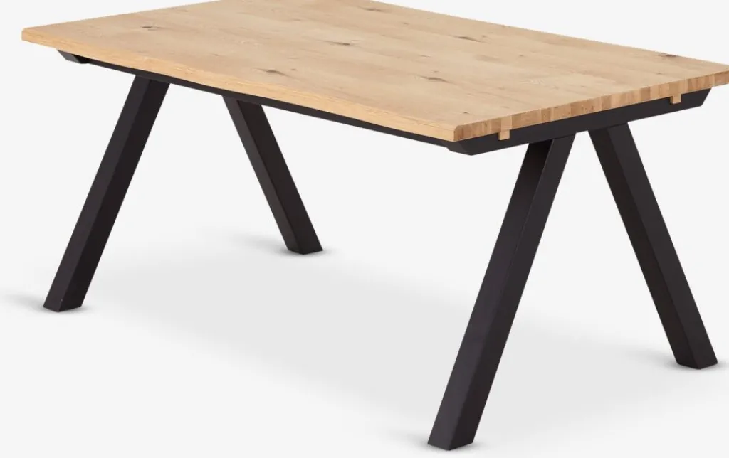 Mesas De Comedor>Royal Oak SANDBYMesa de comedor SANDBY 100x160 roble natural/negro Roble natural+Negro