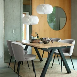 Mesas De Comedor>Royal Oak SANDBYMesa de comedor SANDBY 100x160 roble natural/negro Roble natural+Negro