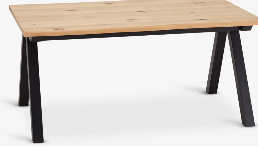 Mesas De Comedor>Royal Oak SANDBYMesa de comedor SANDBY 100x160 roble natural/negro Roble natural+Negro