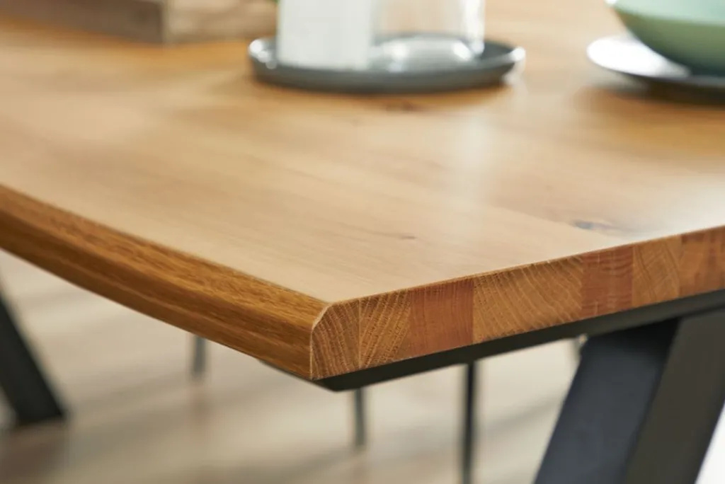 Mesas De Comedor>Royal Oak SANDBYMesa de comedor SANDBY 100x210 roble natural/negro Roble natural+Negro