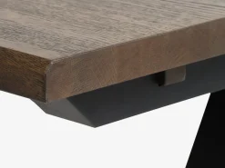 Mesas De Comedor>Royal Oak SANDBYMesa de comedor SANDBY 100x160 roble oscuro Roble oscuro+Negro