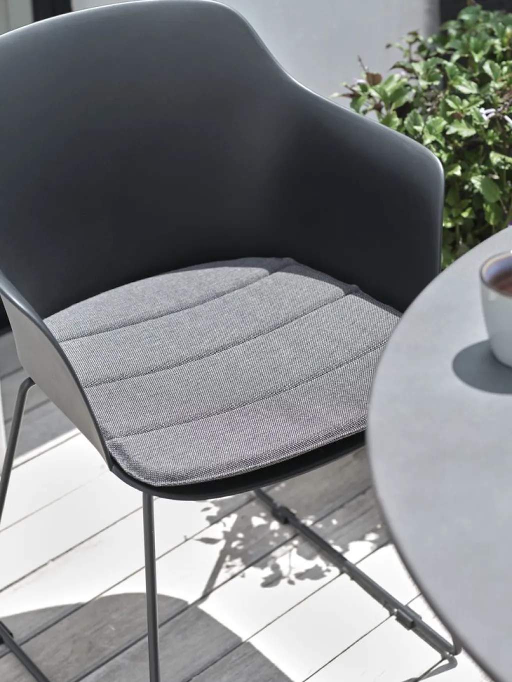 Cojines Para Sillas De Jardín>JUTLANDIA SANDVEDCojín de jardín para silla SANDVED Gris oscuro