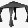 Cenadores Y Pérgolas>JYSK SANKT HANSCenador SANKT HANS A3xL3xA2,65m gris