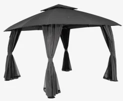 Cenadores Y Pérgolas>JYSK SANKT HANSCenador SANKT HANS A3xL3xA2,65m gris