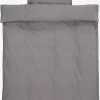 Juegos De Funda Nórdica>KRONBORG SANNEGOLDJuego funda nórdica algodón lavado SANNE 155x220 gris