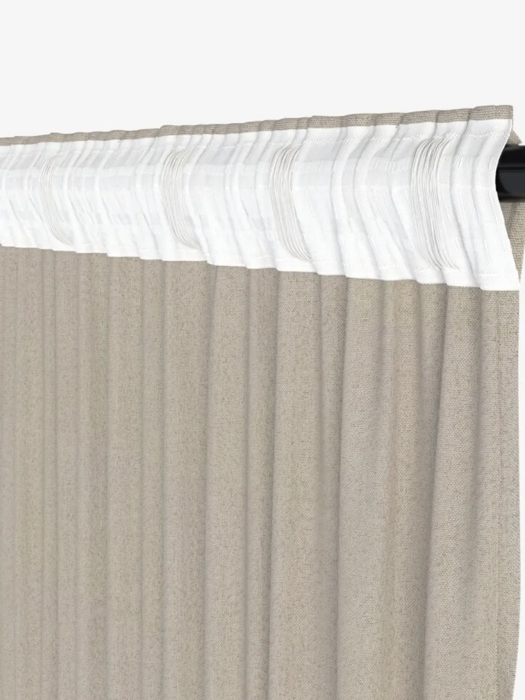 Cortinas Opacas>JYSK SEILANDCortina opaca SEILAND 1x135x245 beis