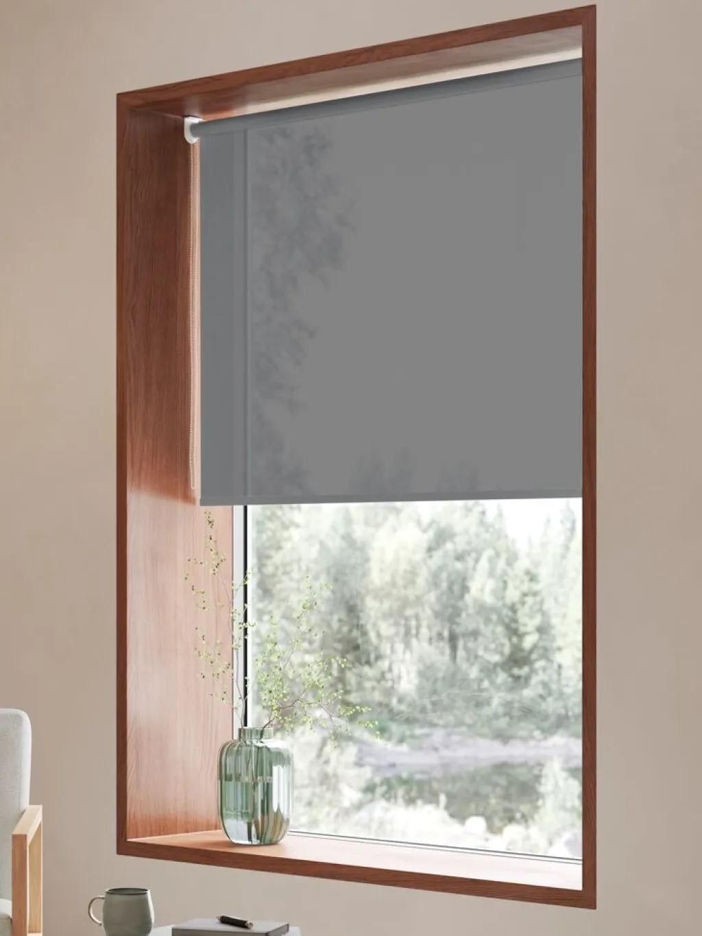 Estores Translúcidos Enrollables>JYSK SENJAEstor enrollable SENJA 45x170cm Gris