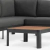 Conjuntos Mesa Y Sillas De Jardín|Muebles De Jardín>JUTLANDIA SIRDALConjunto muebles jardín SIRDAL 5 plazas gris oscuro