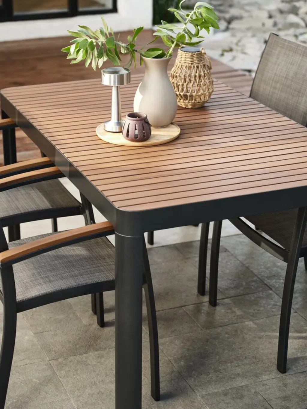 Mesas De Jardín>JUTLANDIA SIRDALMesa de jardín SIRDAL A91xL149 madera dura