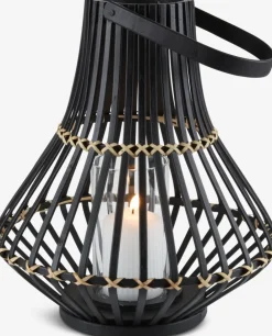 Iluminación Exterior>JYSK SIVHAUKFarol SIVHAUK Ø31xA35cm negro