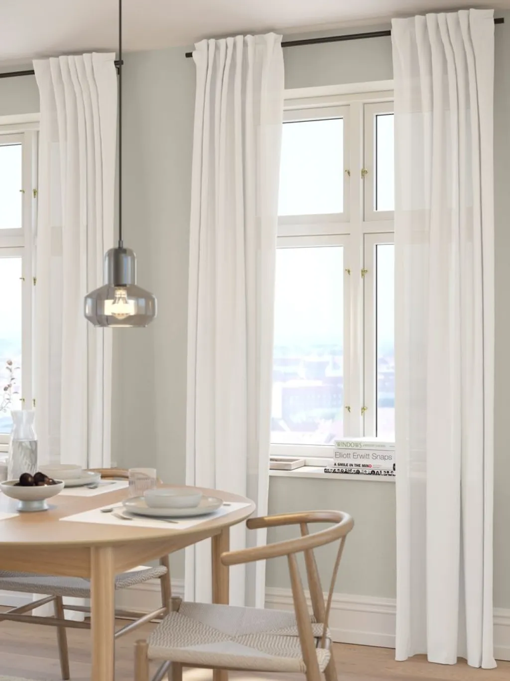 Cortinas Gruesas>JYSK SKAGERNCortina SKAGERN 1x140x245 blanco crudo
