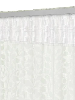 Cortinas Traslúcidas>JYSK SKASENCortina SKASEN 1x140x300 hojas verde empolvado