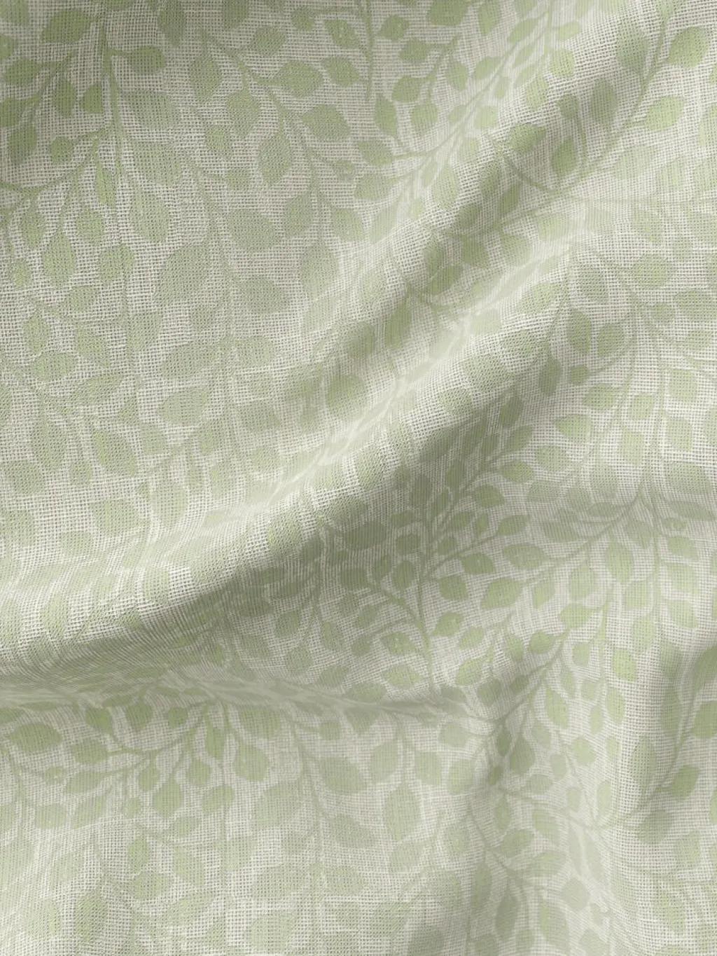 Cortinas Traslúcidas>JYSK SKASENCortina SKASEN 1x140x300 hojas verde empolvado