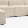 2 Plazas|3 Plazas>JYSK SKEJBYSofá modular SKEJBY 5 plazas chaise longue/abierto beis