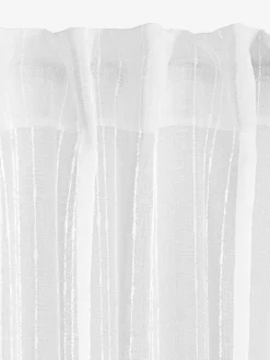 Cortinas Traslúcidas>JYSK SKORPACortina SKORPA 1x140x300 rayas blanco